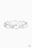 Paparazzi Still GLOWING Strong - White Bracelet