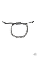 Paparazzi Hurrah - Black Men's Bracelet