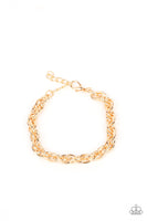 Paparazzi Executive Exclusive - Gold Men’s Bracelet