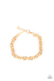 Paparazzi Executive Exclusive - Gold Men’s Bracelet