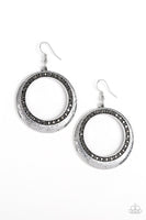 Paparazzi Go-Go Glow - Silver Earrings