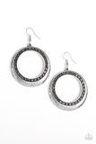 Paparazzi Go-Go Glow - Silver Earrings