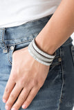 Paparazzi Fashion Fanatic - Silver Wrap Bracelet