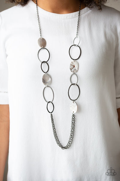 Paparazzi Kaleidoscope Coasts - Black Necklace