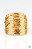 Paparazzi Paleo Patterns - Gold Ring
