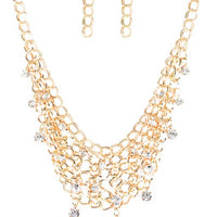 Paparazzi Fishing for Compliments - Gold Necklace