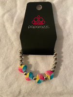 Paparazzi Starlet Shimmer Multi-colored heart bracelets