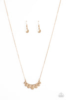 Paparazzi Melodic Metallics - Gold Necklace