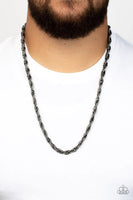 Paparazzi Pit Stop - Black Men’s Necklace