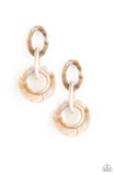 Paparazzi Havana HAUTE Spot - Brown Earrings
