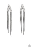 Paparazzi It Takes Two To TASSEL - Black Post Earrings