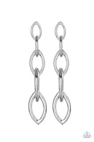 Paparazzi Street Spunk - Silver Post Earrings