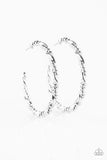 Paparazzi Street Mod - Silver Hoop Earrings