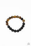 Paparazzi Destiny - Brown Men’s Bracelet