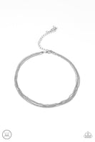 Paparazzi If You Dare - Silver Necklace