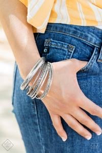 Paparazzi Hidden Groves - Silver Bracelet