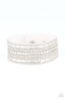 Paparazzi Rebel Radiance - White Wrap Bracelet