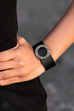 Paparazzi Rebel Razzle - Black Wrap Bracelet