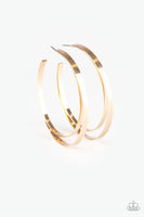 Paparazzi Moon Child Metro - Gold Hoop Earrings