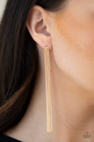Paparazzi Head To Toe Dazzle - Gold Earrings