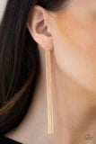 Paparazzi Head To Toe Dazzle - Gold Earrings