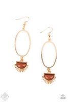 Paparazzi SOL Purpose - Gold Earrings