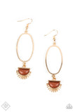 Paparazzi SOL Purpose - Gold Earrings