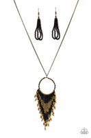Paparazzi Badlands Beauty - Black Necklace
