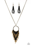 Paparazzi Badlands Beauty - Black Necklace