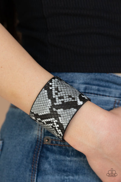 Paparazzi The Rest is HISS-tory - Silver Wrap Bracelet