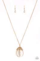 Paparazzi Nightcap and Gown - Gold Necklace