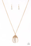 Paparazzi Nightcap and Gown - Gold Necklace