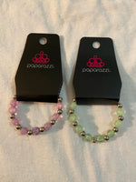 Paparazzi Starlet Shimmer Glass bead bracelets