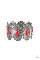 Paparazzi Turn Up The TROPICAL Heat - Red Bracelet