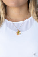 Paparazzi Formal Florals - Gold Necklace
