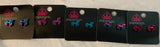 Paparazzi Starlet Shimmer Unicorn earrings