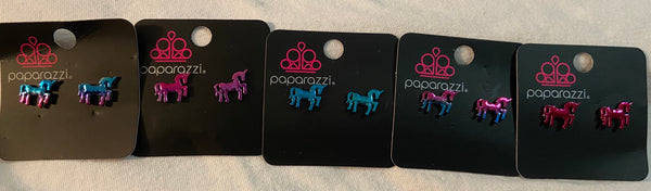 Paparazzi Starlet Shimmer Unicorn earrings