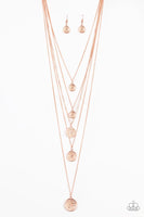 Paparazzi Medallion Marvel - Copper Necklace