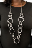 Paparazzi Natural-Born RINGLEADER - Silver Necklace