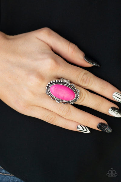 Paparazzi Open Range - Pink Ring