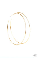 Paparazzi Extra Extra - Gold Hoop Earrings