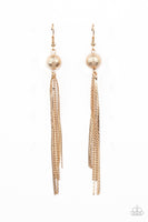 Paparazzi SLEEK-ing Revenge - Gold Earrings