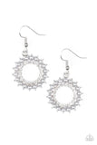 Paparazzi Wreathed In Radiance - Silver Earrings