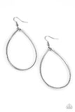 Paparazzi Just ENCASE You Missed It - Black Earrings
