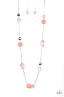 Paparazzi Royal Roller - Orange Necklace
