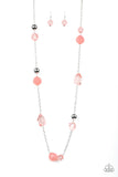 Paparazzi Royal Roller - Orange Necklace