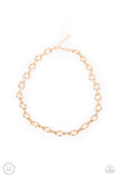 Paparazzi Craveable Couture - Gold Necklace