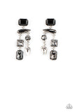 Paparazzi Hazard Pay - Silver Post Earrings