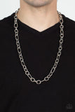 Paparazzi Ringside Throne - Silver Men’s Necklace