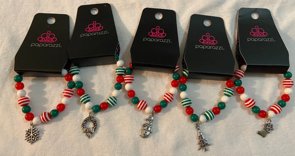Paparazzi Starlet Shimmer Christmas Bracelets